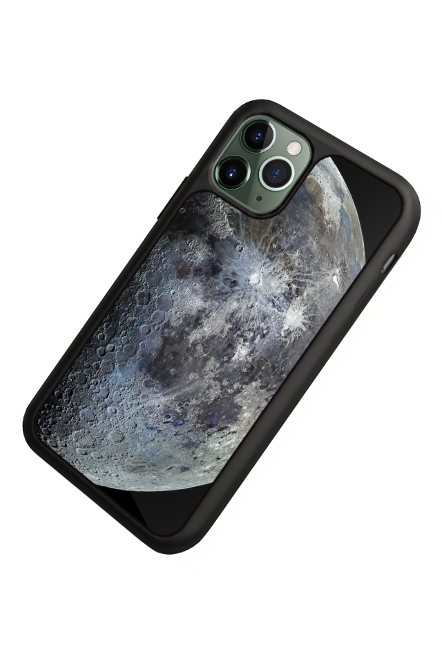 iPhone 11 Pro Uyumlu Ay Tasarımlı Glossy Premium Kılıf