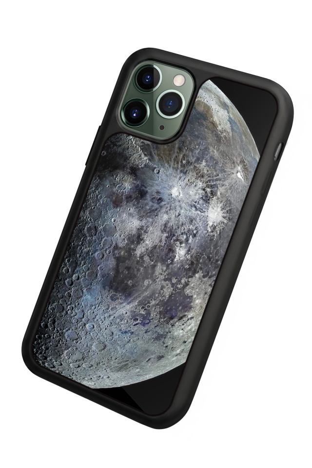 iPhone 11 Pro Uyumlu Ay Tasarımlı Glossy Premium Kılıf