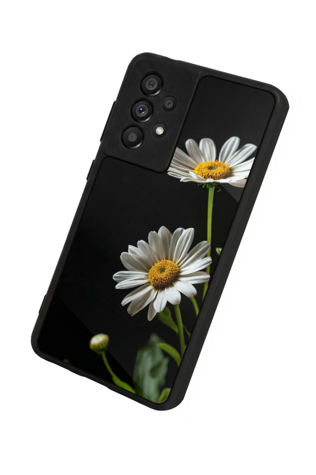 Samsung Galaxy A73 Uyumlu Cicek Tasarımlı Glossy Premium Kılıf