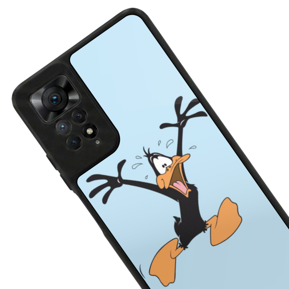 Xiaomi Redmi Note 12 Pro Uyumlu Daffy duck Tasarımlı Glossy Premium Kılıf