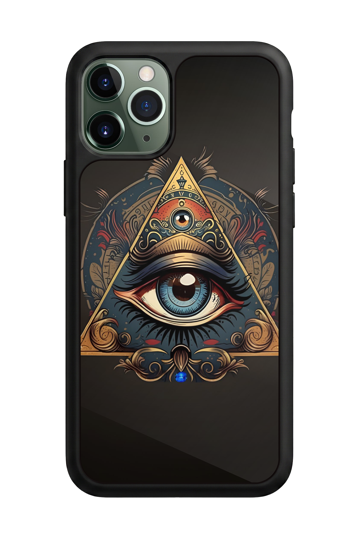 iPhone 11 Pro Uyumlu Göz Tasarımlı Glossy Premium Kılıf