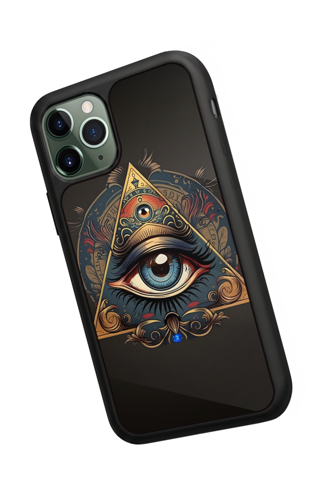 iPhone 11 Pro Uyumlu Göz Tasarımlı Glossy Premium Kılıf