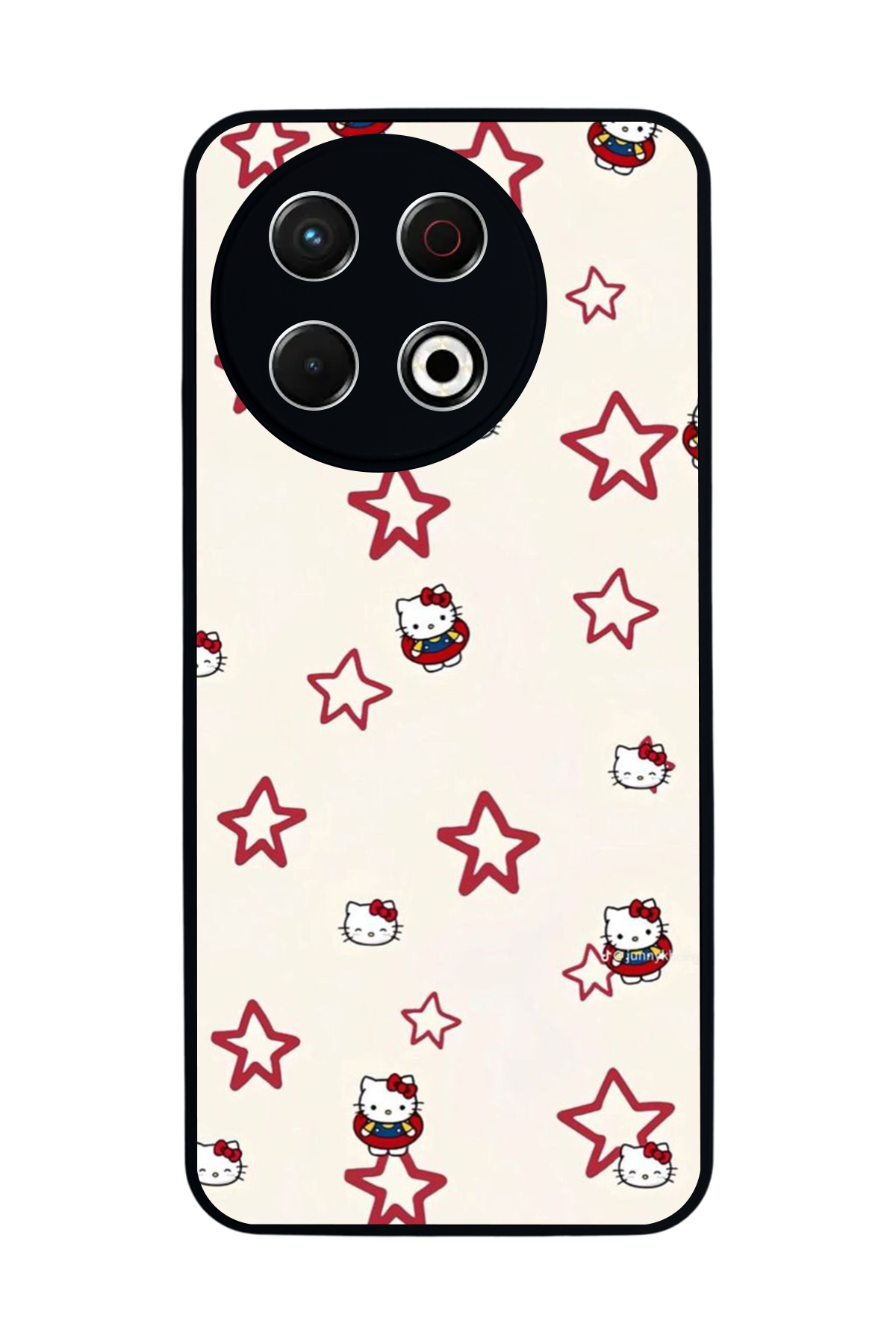 Tecno Spark 30 Pro Uyumlu HelloKitty Tasarımlı Glossy Premium Kılıf