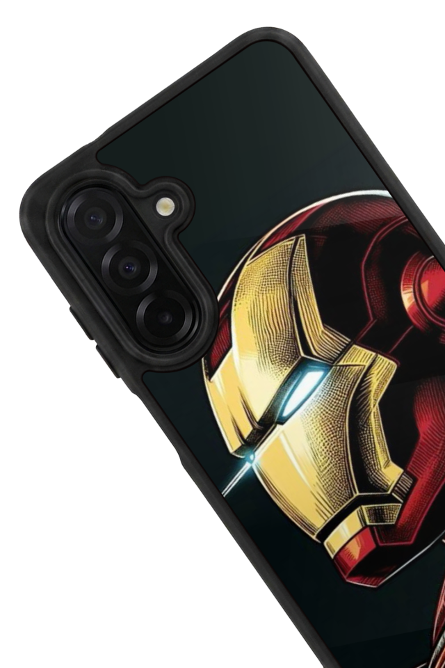 Samsung Galaxy A56 Uyumlu  Iron Man ( Demir Adam ) Tasarımlı Glossy Premium Kılıf