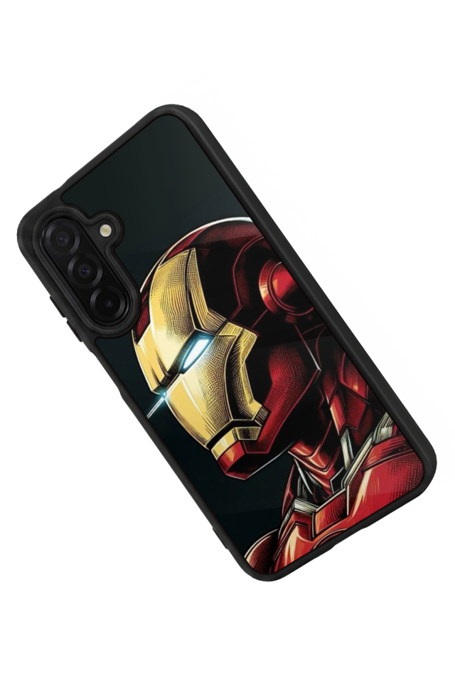 Samsung Galaxy A56 Uyumlu  Iron Man ( Demir Adam ) Tasarımlı Glossy Premium Kılıf