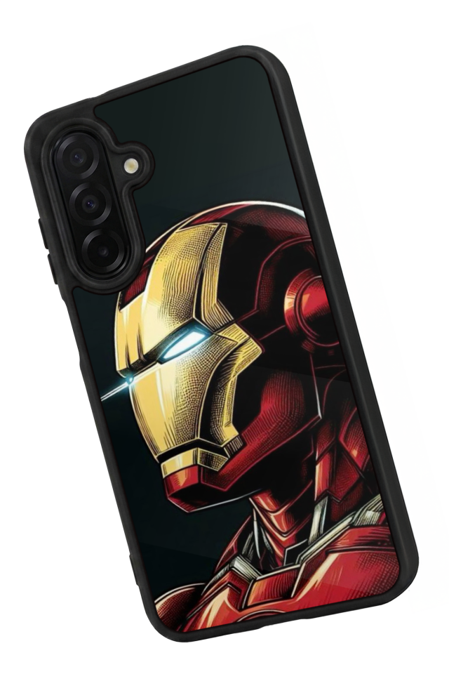 Samsung Galaxy A56 Uyumlu  Iron Man ( Demir Adam ) Tasarımlı Glossy Premium Kılıf