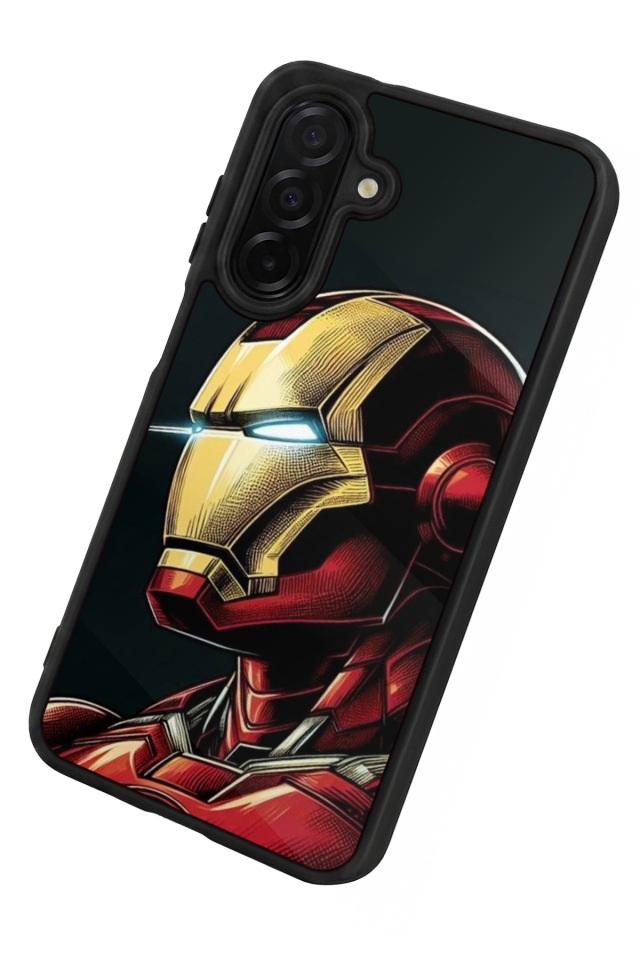 Samsung Galaxy A56 Uyumlu  Iron Man ( Demir Adam ) Tasarımlı Glossy Premium Kılıf