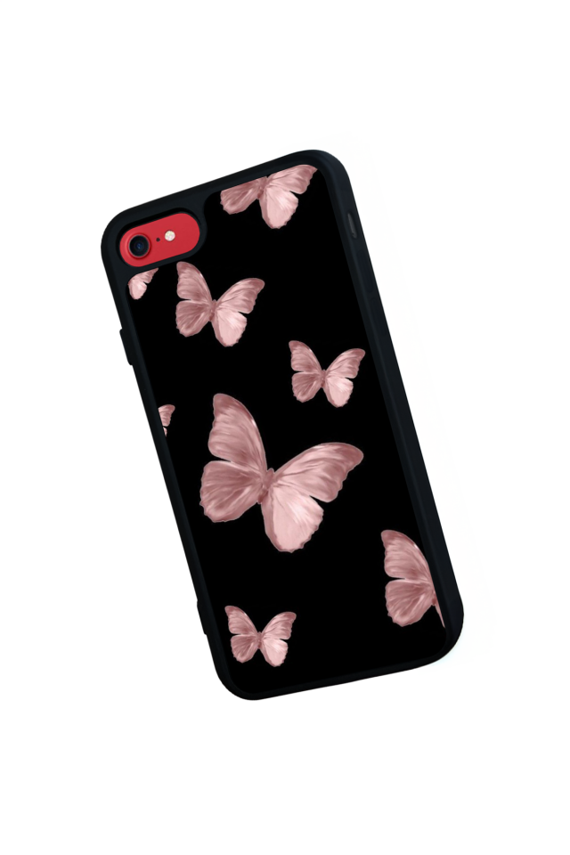 iPhone 7 Uyumlu Kelebek Tasarımlı Glossy Premium Kılıf