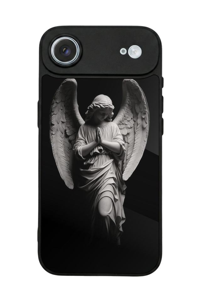 iPhone 17 Air Uyumlu Melek Tasarımlı Glossy Premium Kılıf