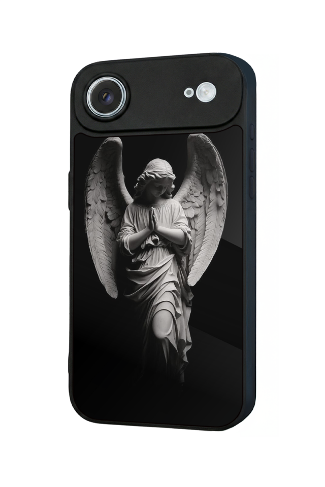 iPhone 17 Air Uyumlu Melek Tasarımlı Glossy Premium Kılıf