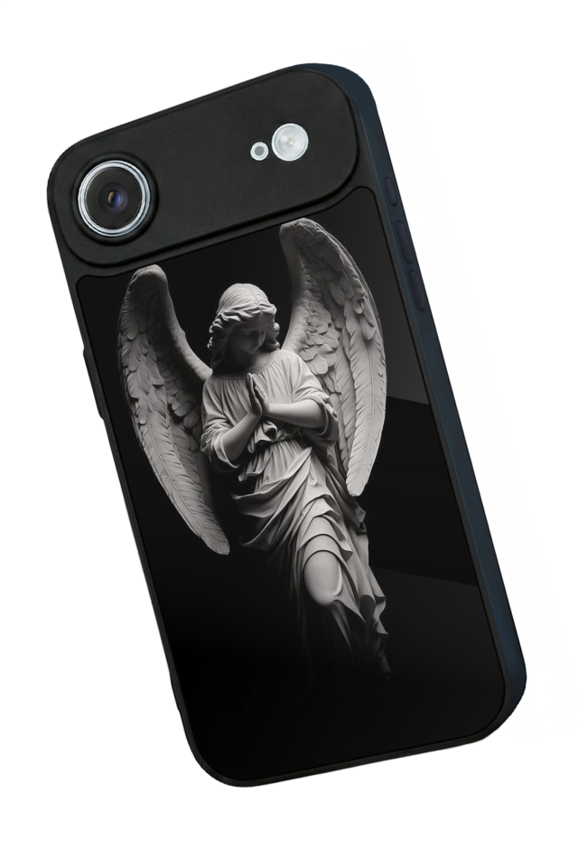iPhone 17 Air Uyumlu Melek Tasarımlı Glossy Premium Kılıf