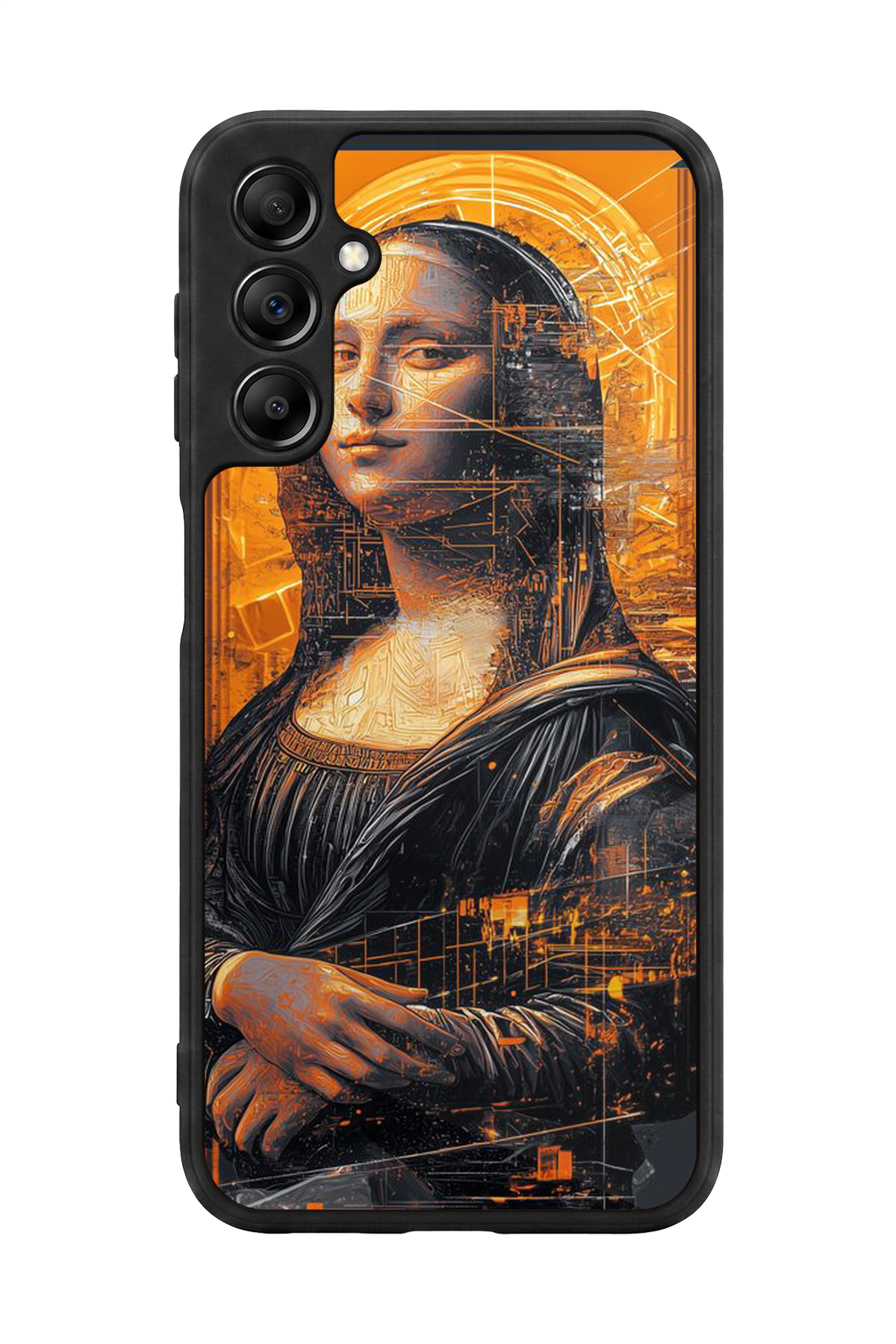 Samsung Galaxy A14 Uyumlu Monalisa Tasarımlı Glossy Premium Kılıf