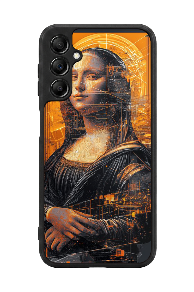 Samsung Galaxy A14 Uyumlu Monalisa Tasarımlı Glossy Premium Kılıf