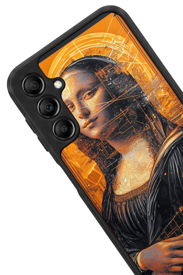 Samsung Galaxy A14 Uyumlu Monalisa Tasarımlı Glossy Premium Kılıf