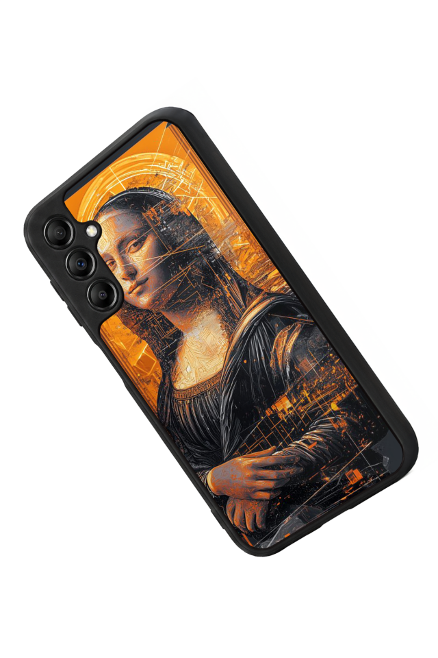 Samsung Galaxy A14 Uyumlu Monalisa Tasarımlı Glossy Premium Kılıf