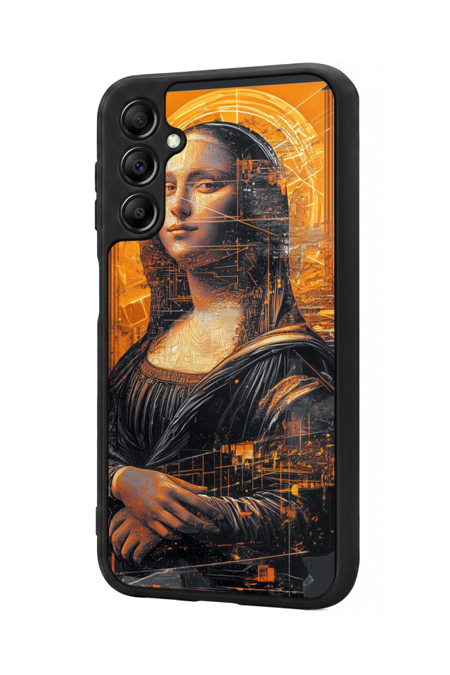 Samsung Galaxy A14 Uyumlu Monalisa Tasarımlı Glossy Premium Kılıf