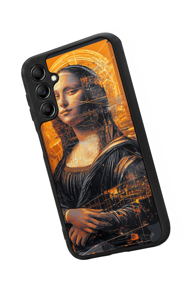 Samsung Galaxy A14 Uyumlu Monalisa Tasarımlı Glossy Premium Kılıf