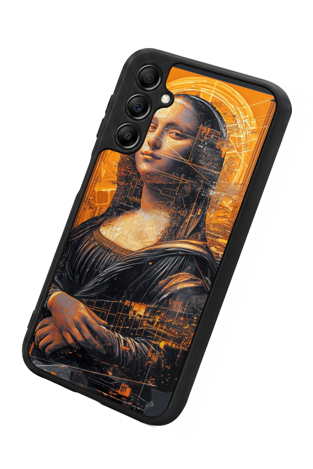 Samsung Galaxy A14 Uyumlu Monalisa Tasarımlı Glossy Premium Kılıf