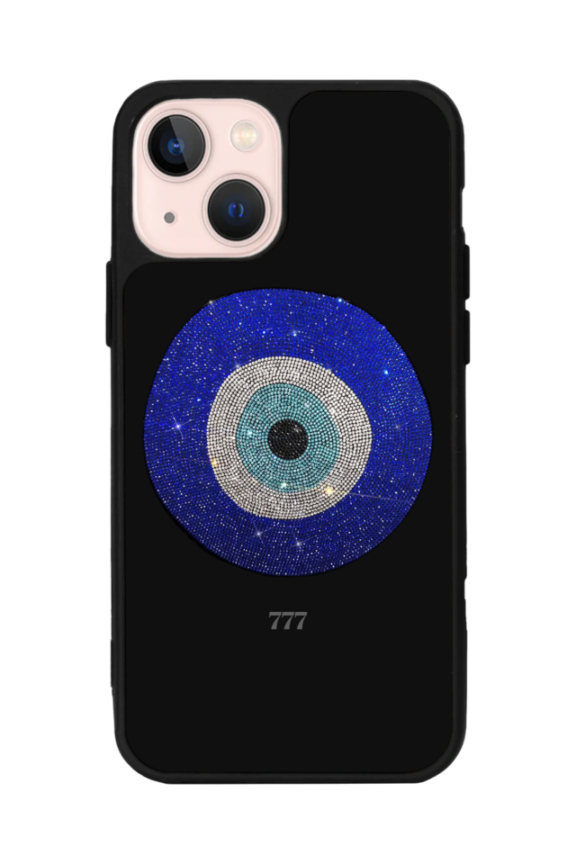 iPhone 13/14 Uyumlu Nazar Tasarımlı Glossy Premium Kılıf