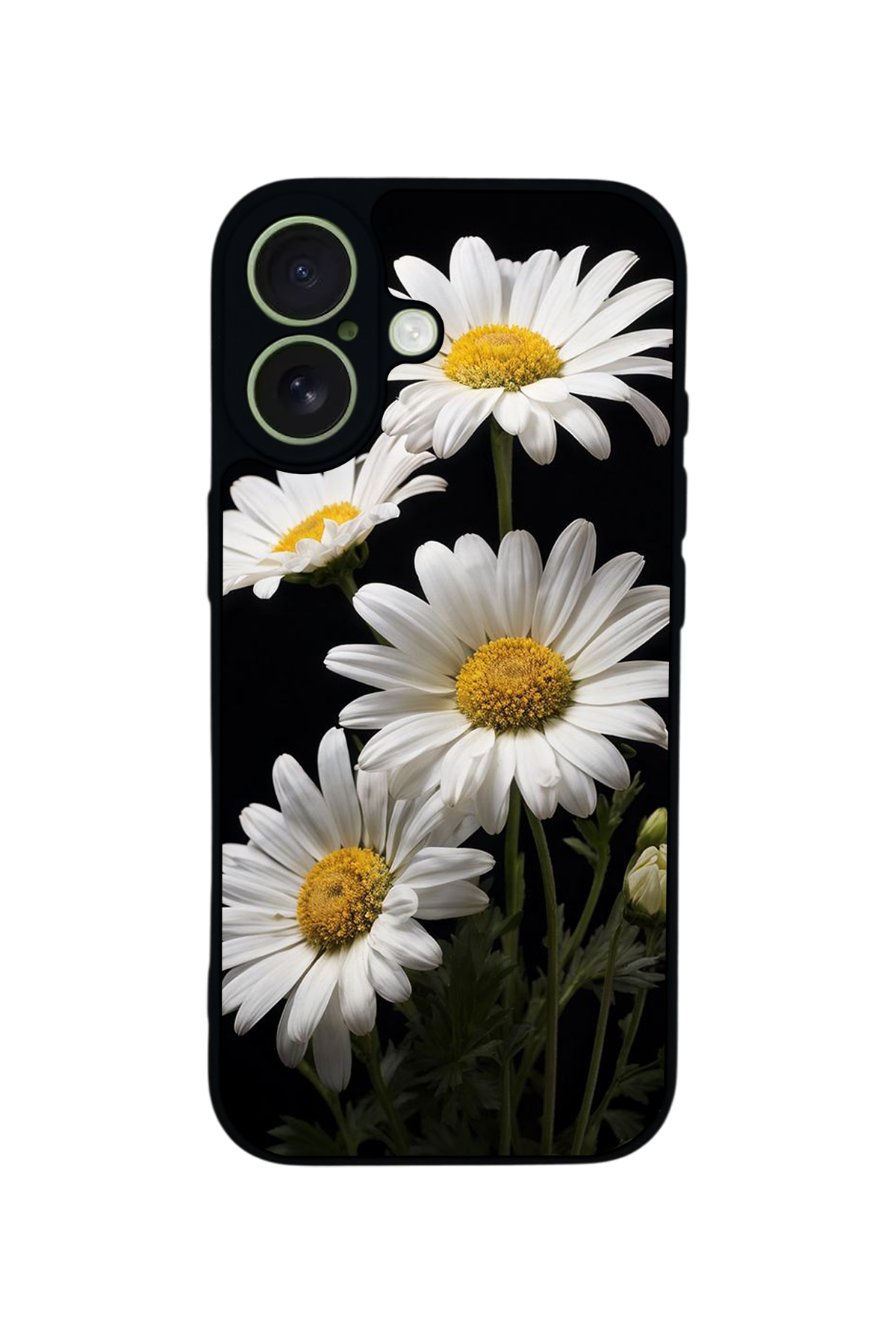 iPhone 17 Uyumlu Papatya Tasarımlı Glossy Premium Kılıf