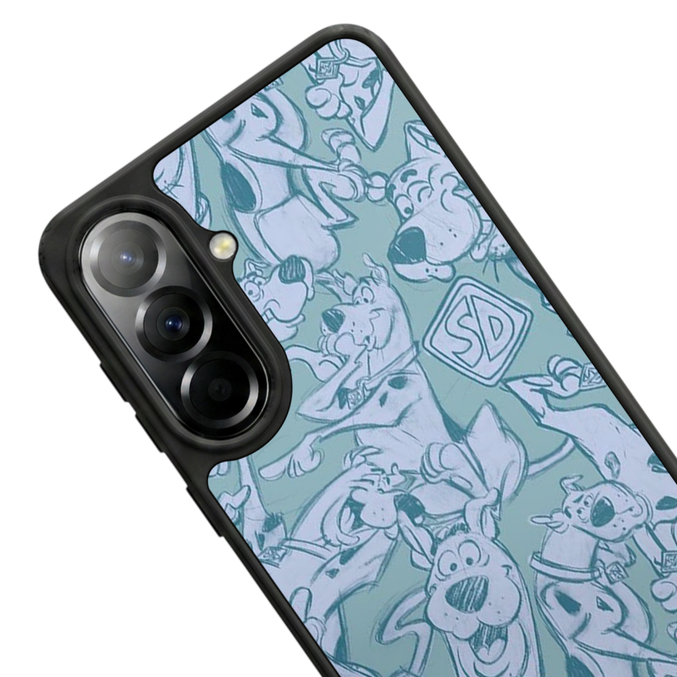 Samsung Galaxy A57 Uyumlu Scooby Doo Tasarımlı Glossy Premium Kılıf