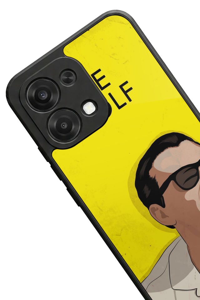 Oppo A6 Pro Uyumlu TheWolf Tasarımlı Glossy Premium Kılıf