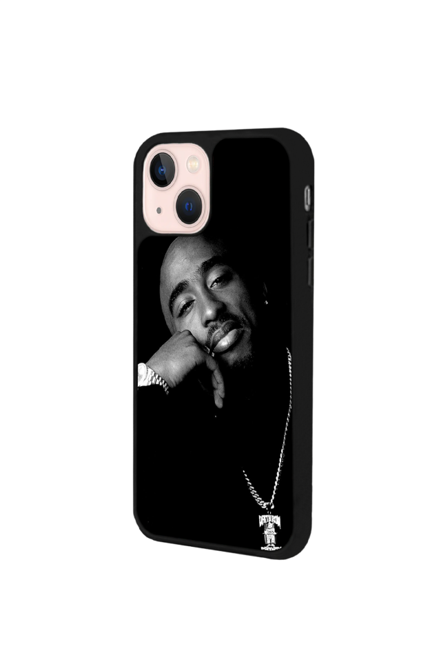 iPhone 15 Plus Uyumlu Tupac Tasarımlı Glossy Premium Kılıf