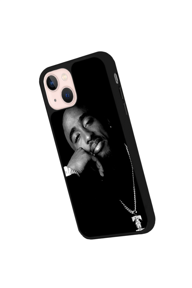 iPhone 15 Plus Uyumlu Tupac Tasarımlı Glossy Premium Kılıf