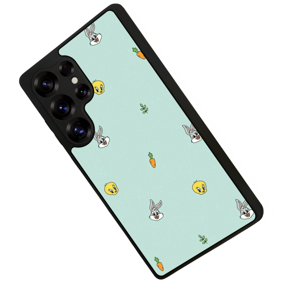 Samsung Galaxy S25 Ultra Uyumlu Tweety Tasarımlı Glossy Premium Kılıf