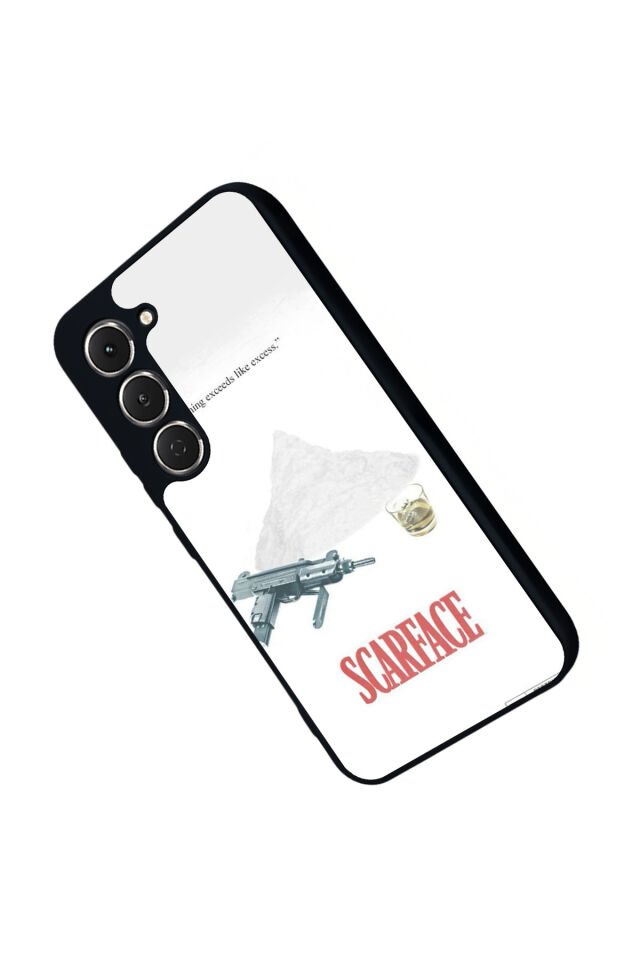 Tecno Spark 40 Pro Uyumlu Scarface Tasarımlı Glossy Premium Kılıf