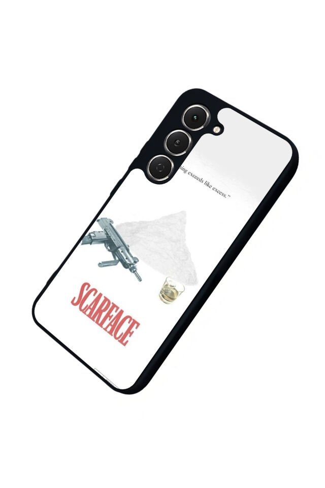 Tecno Spark 40 Pro Uyumlu Scarface Tasarımlı Glossy Premium Kılıf