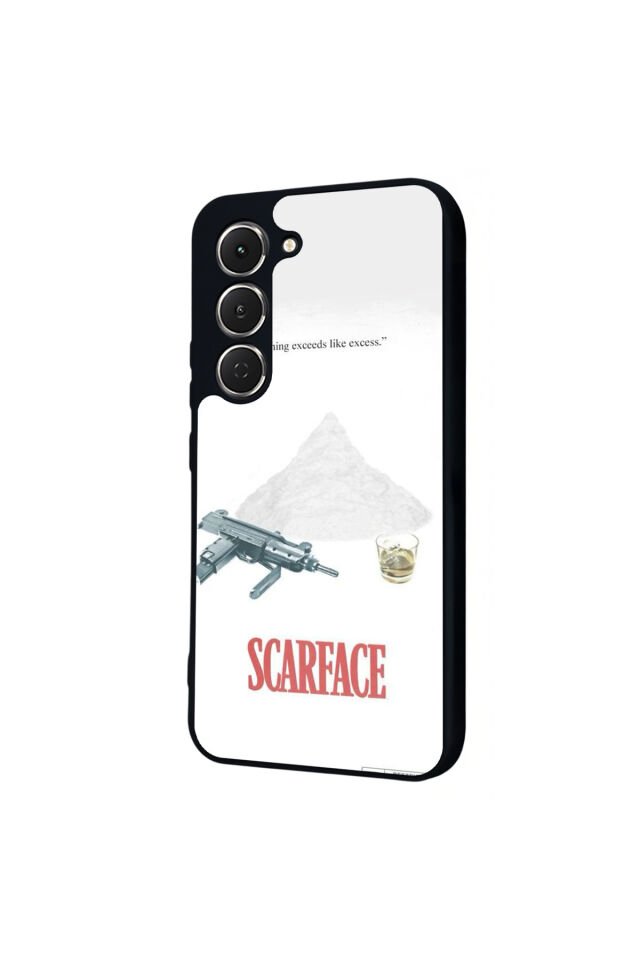 Tecno Spark 40 Pro Uyumlu Scarface Tasarımlı Glossy Premium Kılıf