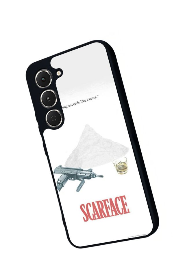 Tecno Spark 40 Pro Uyumlu Scarface Tasarımlı Glossy Premium Kılıf