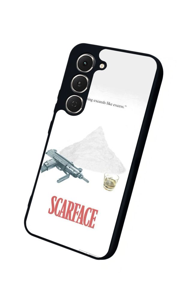 Tecno Spark 40 Pro Uyumlu Scarface Tasarımlı Glossy Premium Kılıf