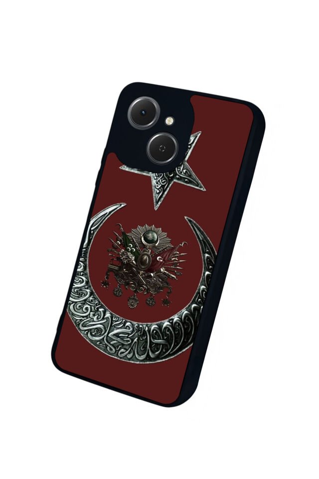 Tecno Spark 40C Uyumlu Osmanli Tugrasi Tasarımlı Glossy Premium Kılıf