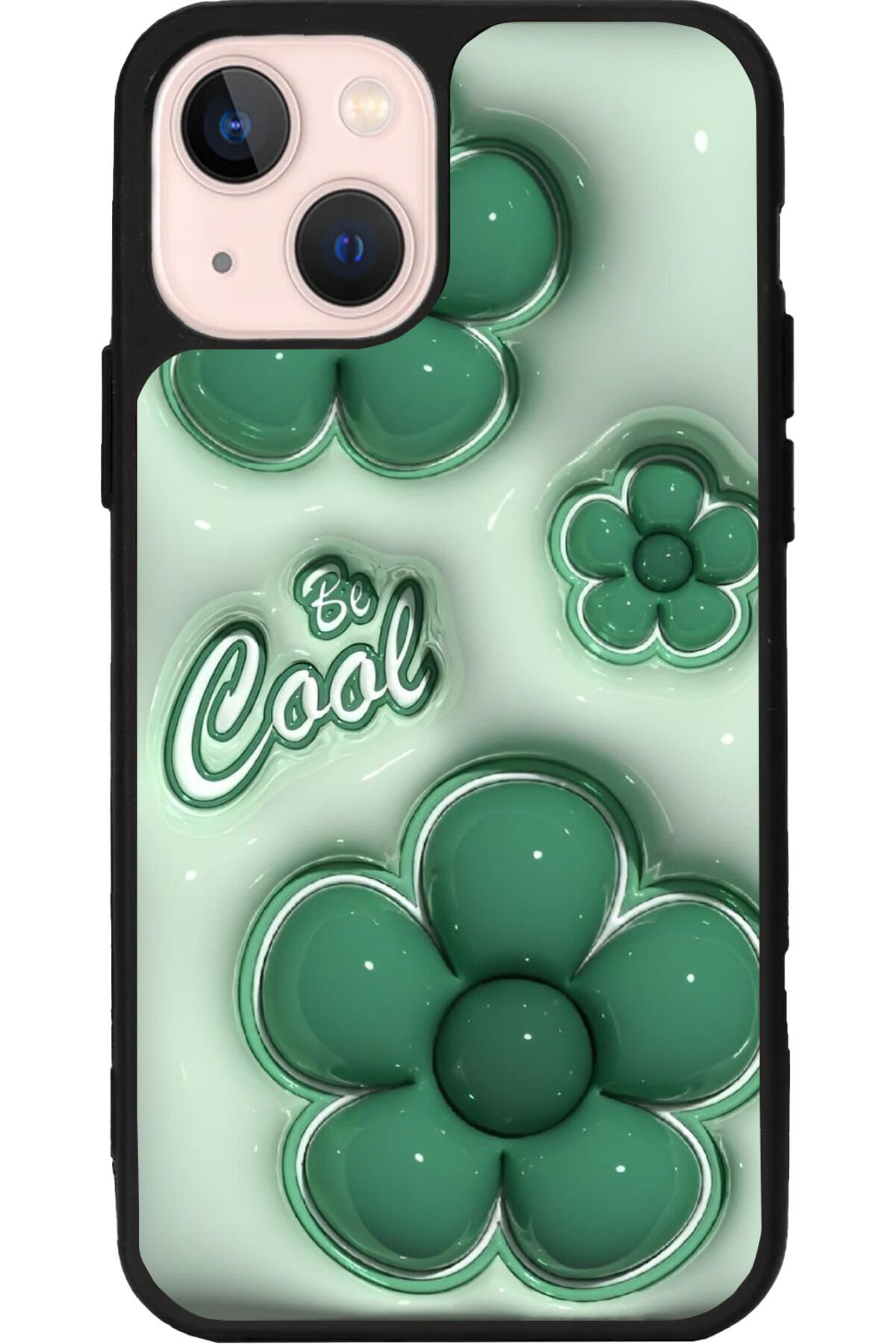 iPhone 13 Mat Siyah Uyumlu Kılıf – Yumuşak Silikon, Koruyucu, Şok Emici Kapak