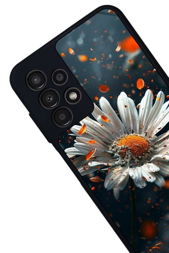 Samsung Galaxy A23 Uyumlu Cicek Tasarımlı Glossy Premium Kılıf