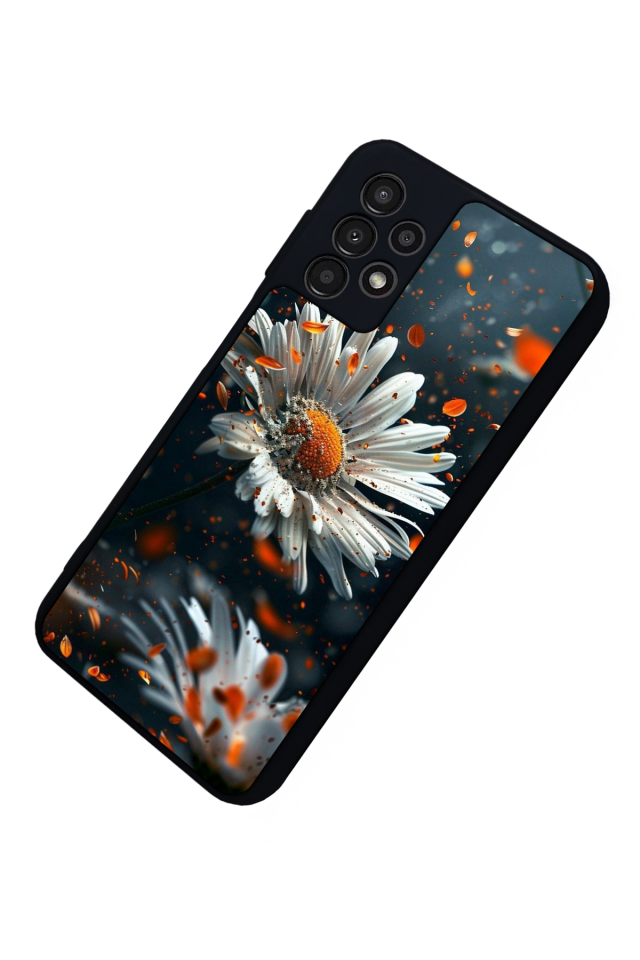 Samsung Galaxy A23 Uyumlu Cicek Tasarımlı Glossy Premium Kılıf