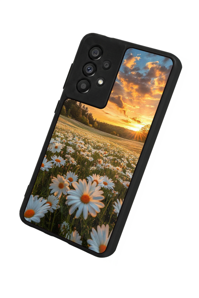 Samsung Galaxy A73 Uyumlu Cicek Tasarımlı Glossy Premium Kılıf