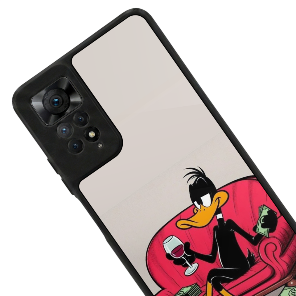 Xiaomi Redmi Note 12 Pro Uyumlu Daffy duck Tasarımlı Glossy Premium Kılıf