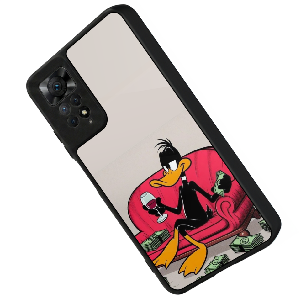 Xiaomi Redmi Note 12 Pro Uyumlu Daffy duck Tasarımlı Glossy Premium Kılıf