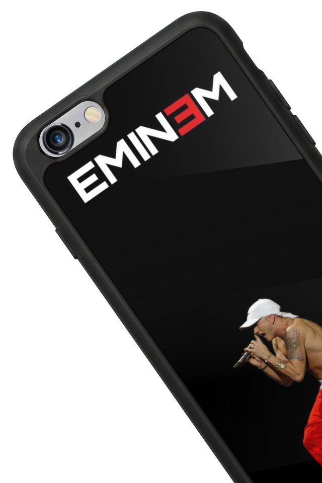iPhone 6s Plus Uyumlu Eminem Tasarımlı Glossy Premium Kılıf