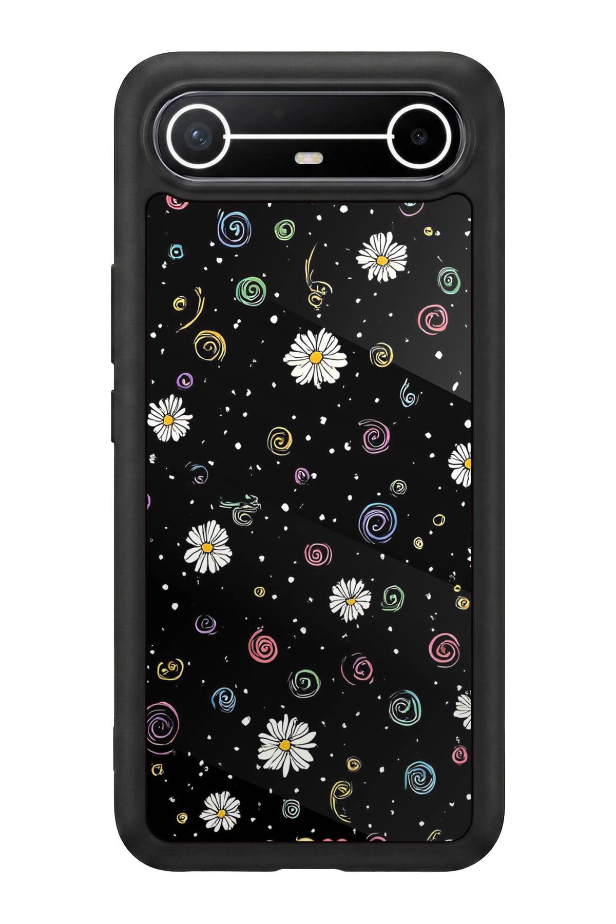 Tecno Spark Slim 5G Uyumlu Floral Tasarımlı Glossy Premium Kılıf