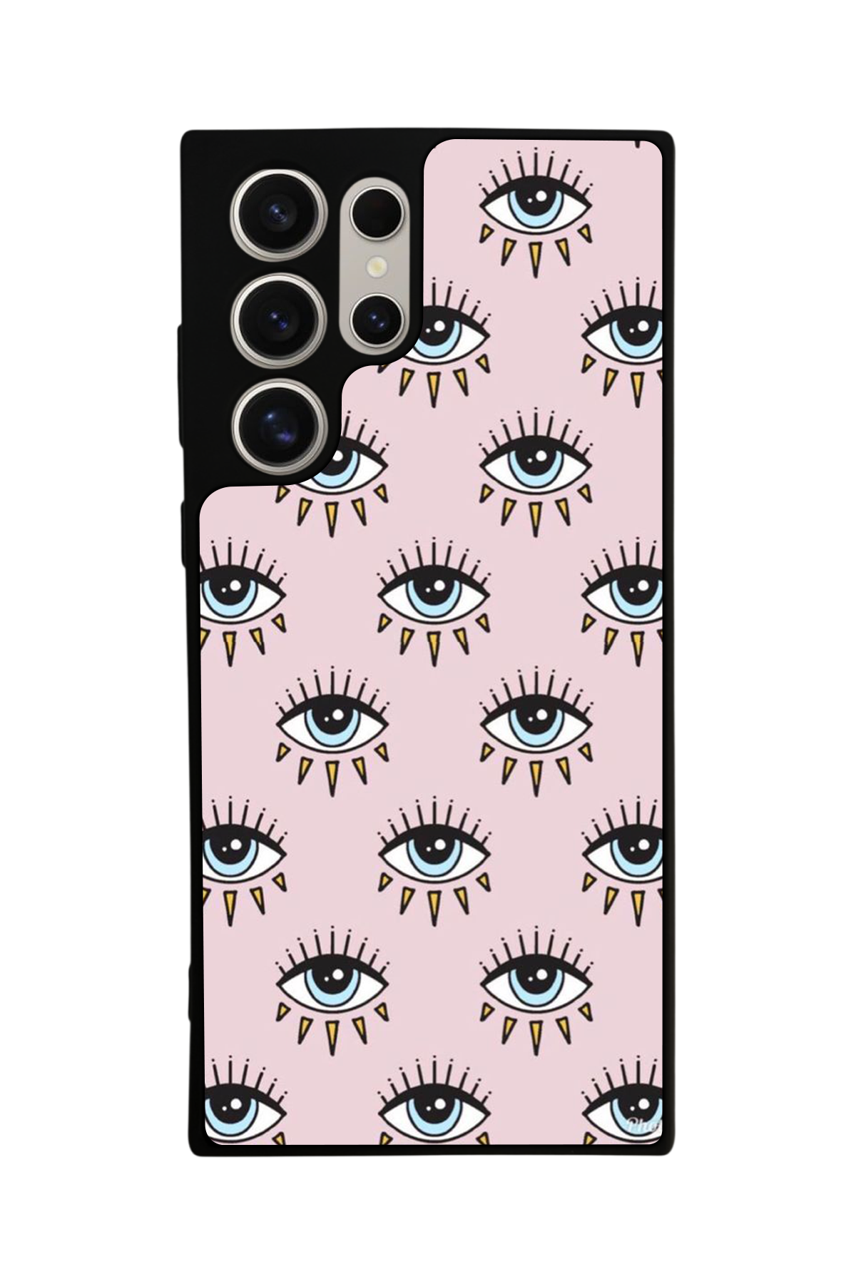 Samsung Galaxy S23 Ultra Uyumlu Göz Tasarımlı Glossy Premium Kılıf