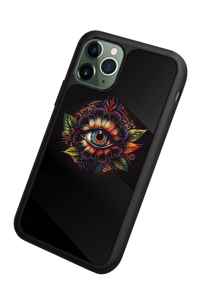 iPhone 11 Pro Uyumlu Göz Tasarımlı Glossy Premium Kılıf