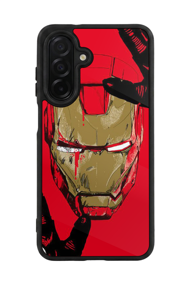 Samsung Galaxy A56 Uyumlu  Iron Man ( Demir Adam ) Tasarımlı Glossy Premium Kılıf