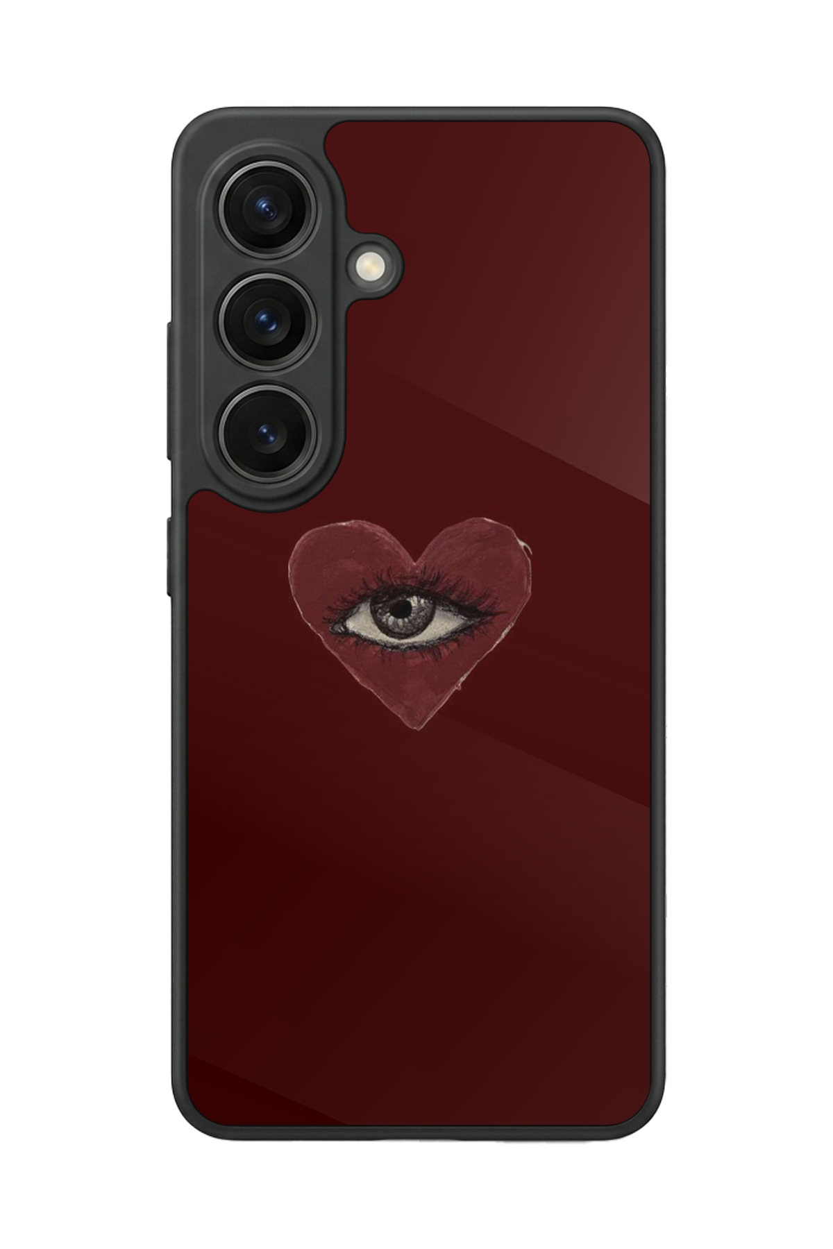 Samsung Galaxy S26 Uyumlu Kalp Love Tasarımlı Glossy Premium Kılıf