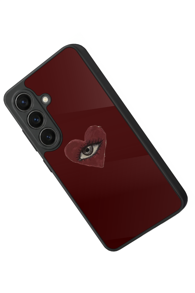 Samsung Galaxy S26 Uyumlu Kalp Love Tasarımlı Glossy Premium Kılıf