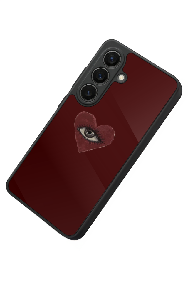 Samsung Galaxy S26 Uyumlu Kalp Love Tasarımlı Glossy Premium Kılıf