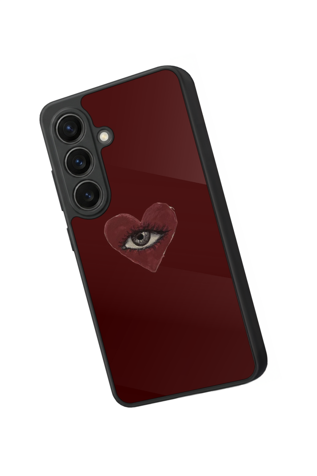 Samsung Galaxy S26 Uyumlu Kalp Love Tasarımlı Glossy Premium Kılıf